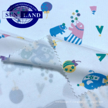 100% de polyester tricotant un maillage de coupe à sec de sublimation de colorant blanc